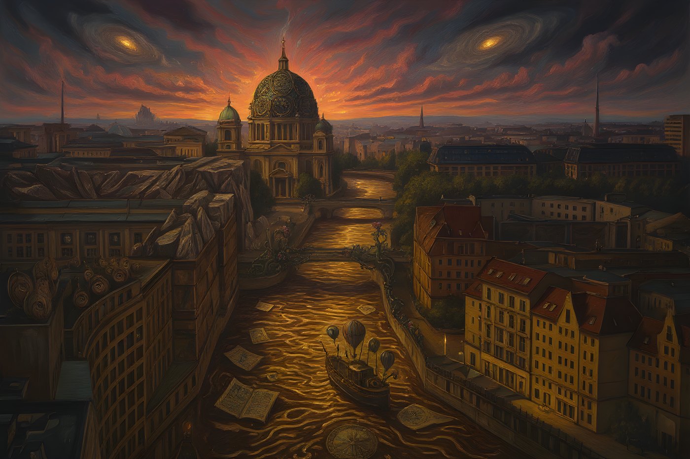 Rome St. Peter's Sunset